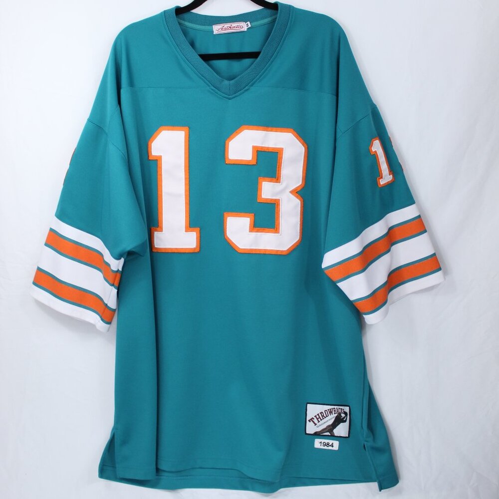 MIAMI DOLPHINS NFL #13 THROWBACK GRIDIRON EDITION 1984 AUTHENTIC SIZE 58 MARINO